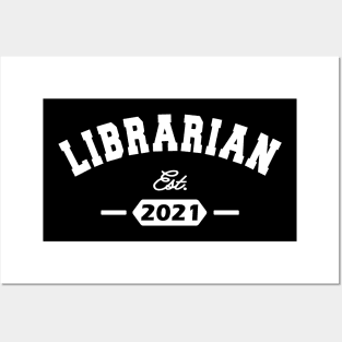 Librarian Est. 2021 Posters and Art